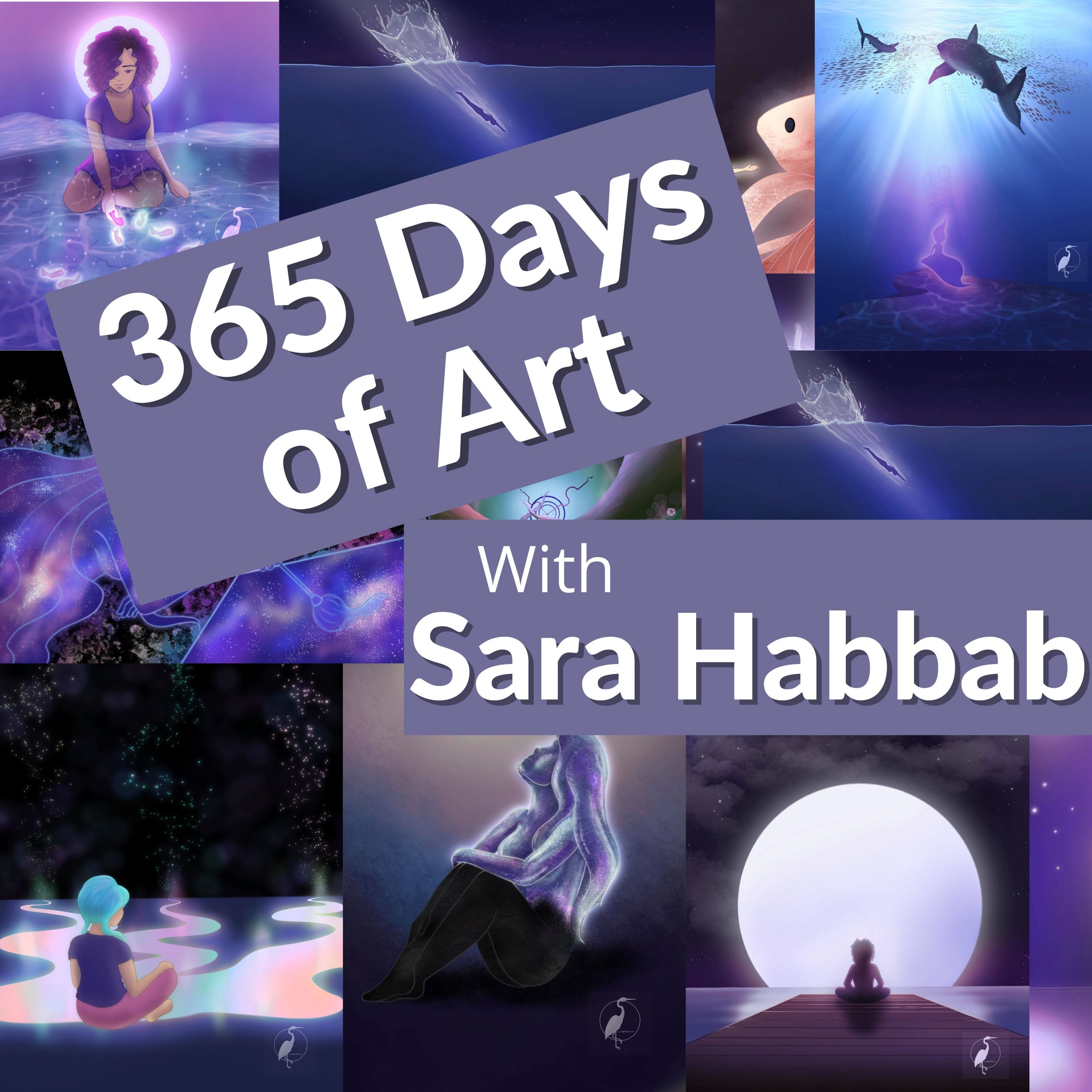 365 Days of Art with Sara Habbab on The Creative Mindset Podcast
